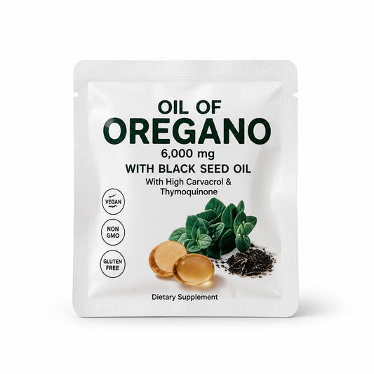 Oil of Oregano 6000 mg with Black Seed Oil